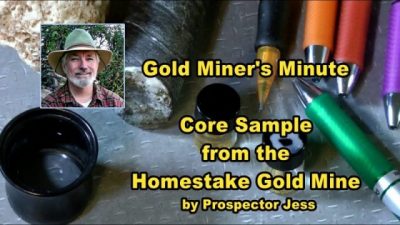 Core Sample from the Homestake Gold Mine