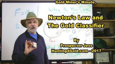 Gold classifier sieve meets Newton’s law