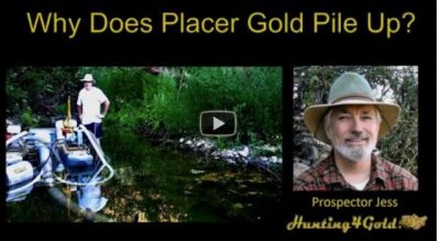 Where Does Placer Gold Pile Up?